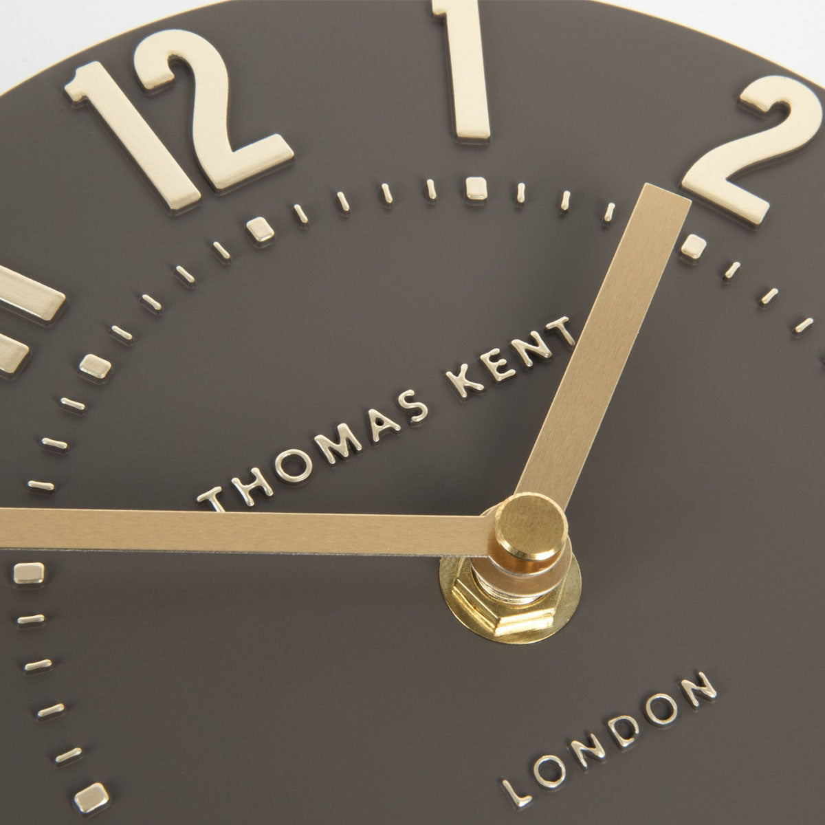 Thomas Kent 15cm Mulberry Mantel Clock Espresso