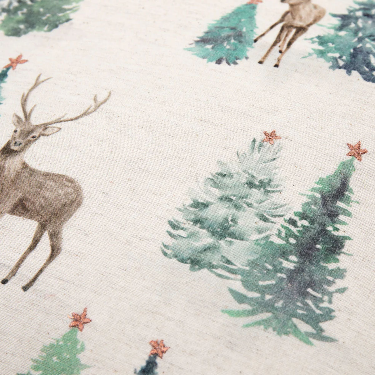 Gallery Direct Forest Stag and Deer Cushion