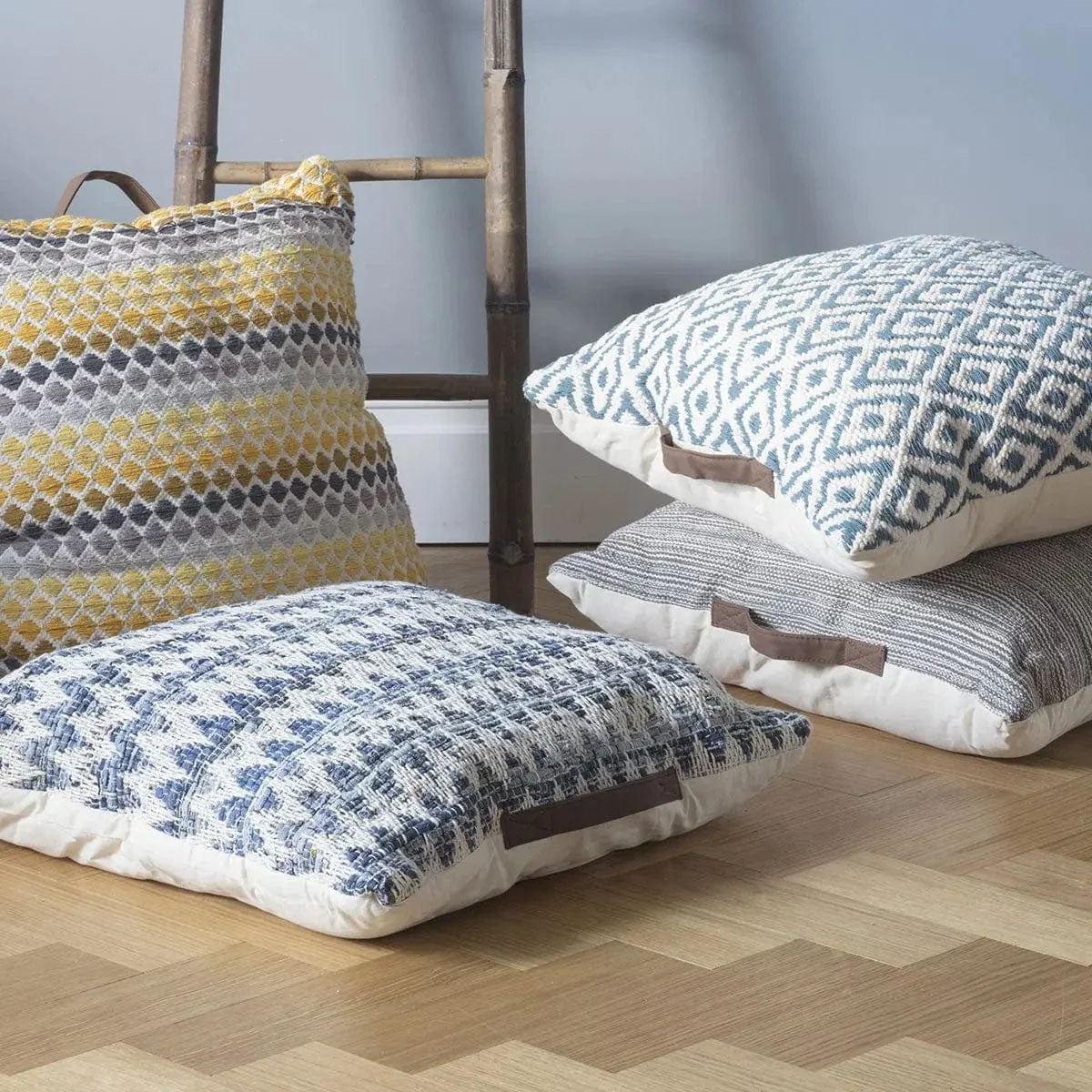 Gallery Direct Varberg Floor Cushion Blue