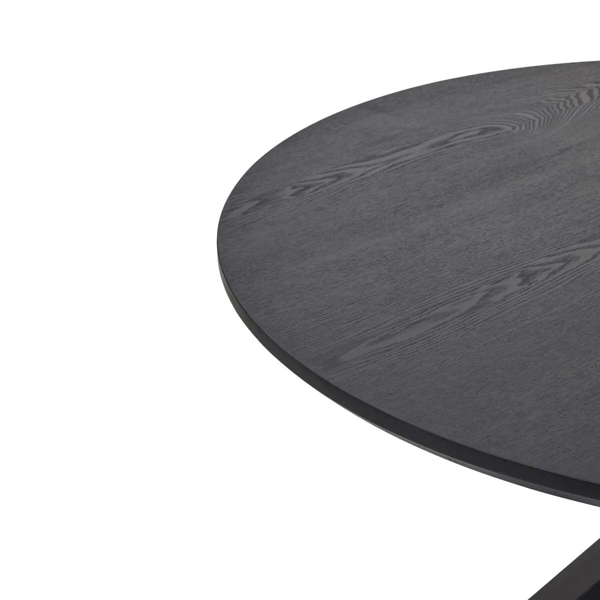 Beaumonde Home Salford Dining Table With Black Metal Legs