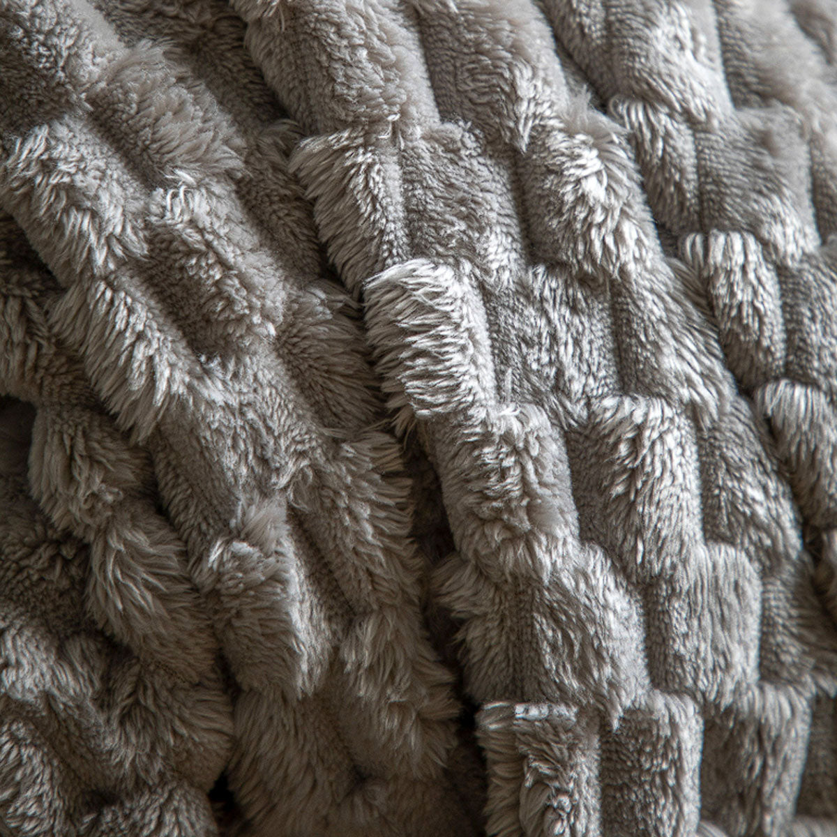 Gallery Direct Jacquard Velvet Knitted Throw