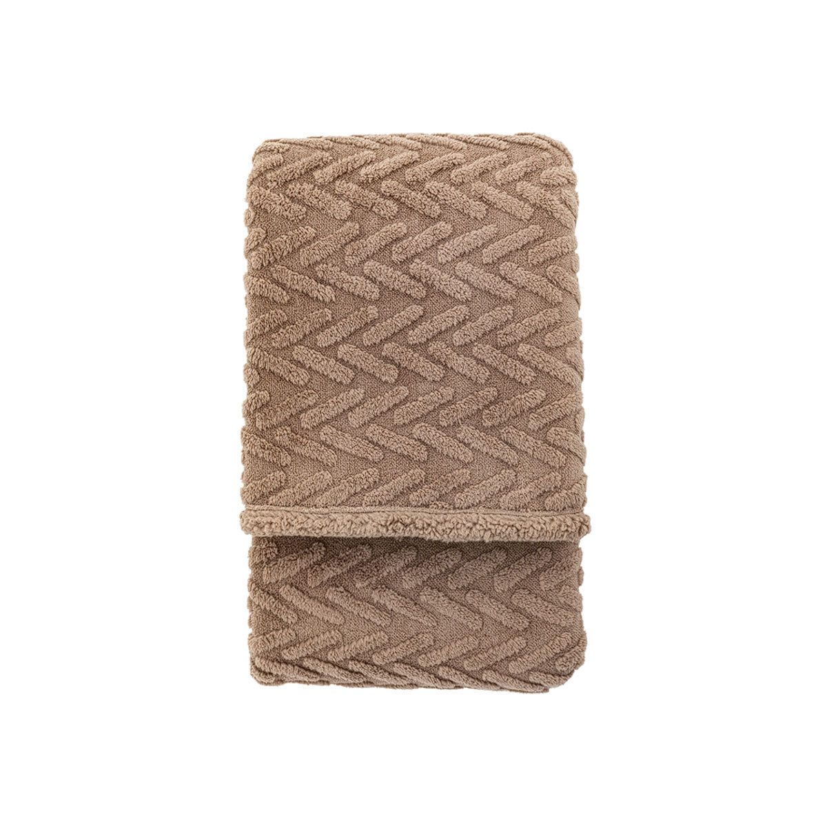 Gallery Direct Herringbone Sherpa Throw