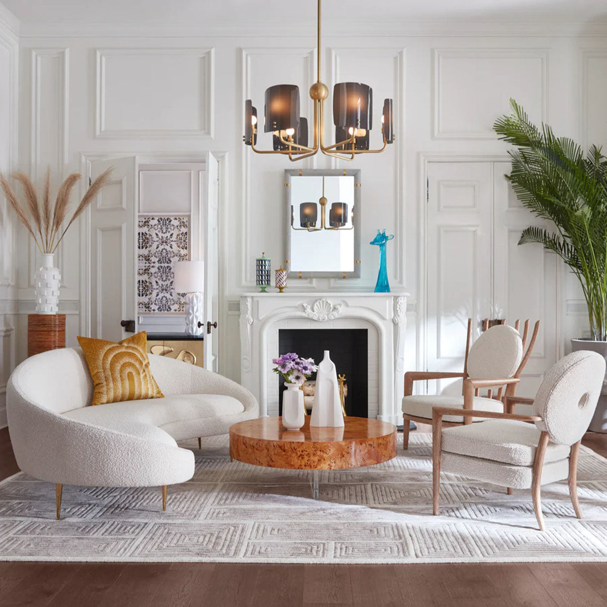 Jonathan Adler Bond Round Cocktail Table
