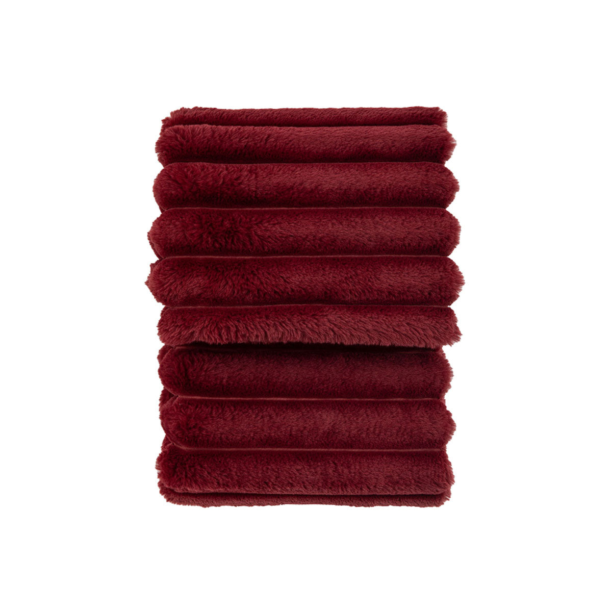 Gallery Direct Ribbed Faux Fur Throw
