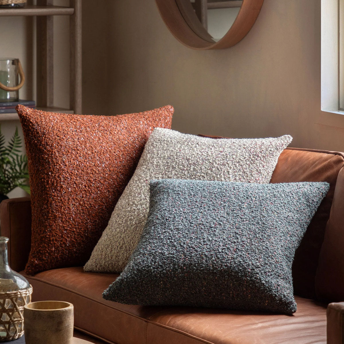 Gallery Direct Boucle Knife Edge Cushion