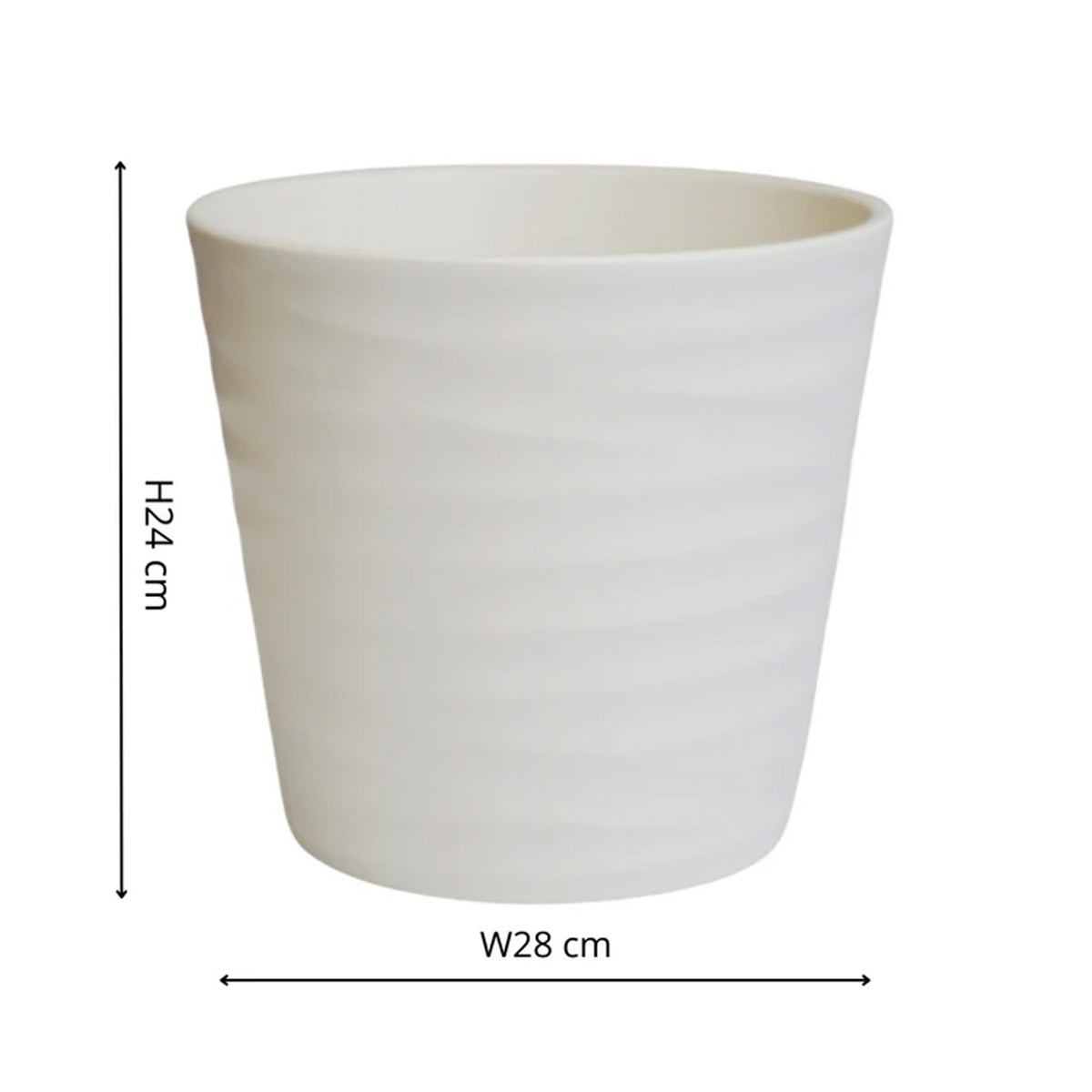 Ivyline Oslo Cotton Taper Planter