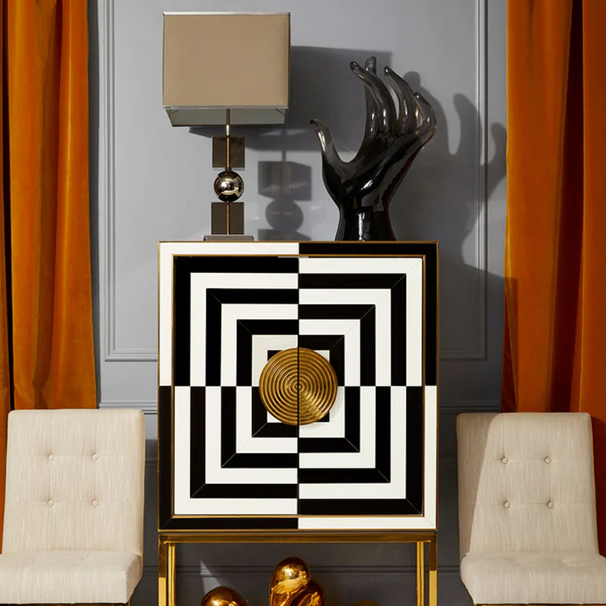 Jonathan Adler Op Art Bar