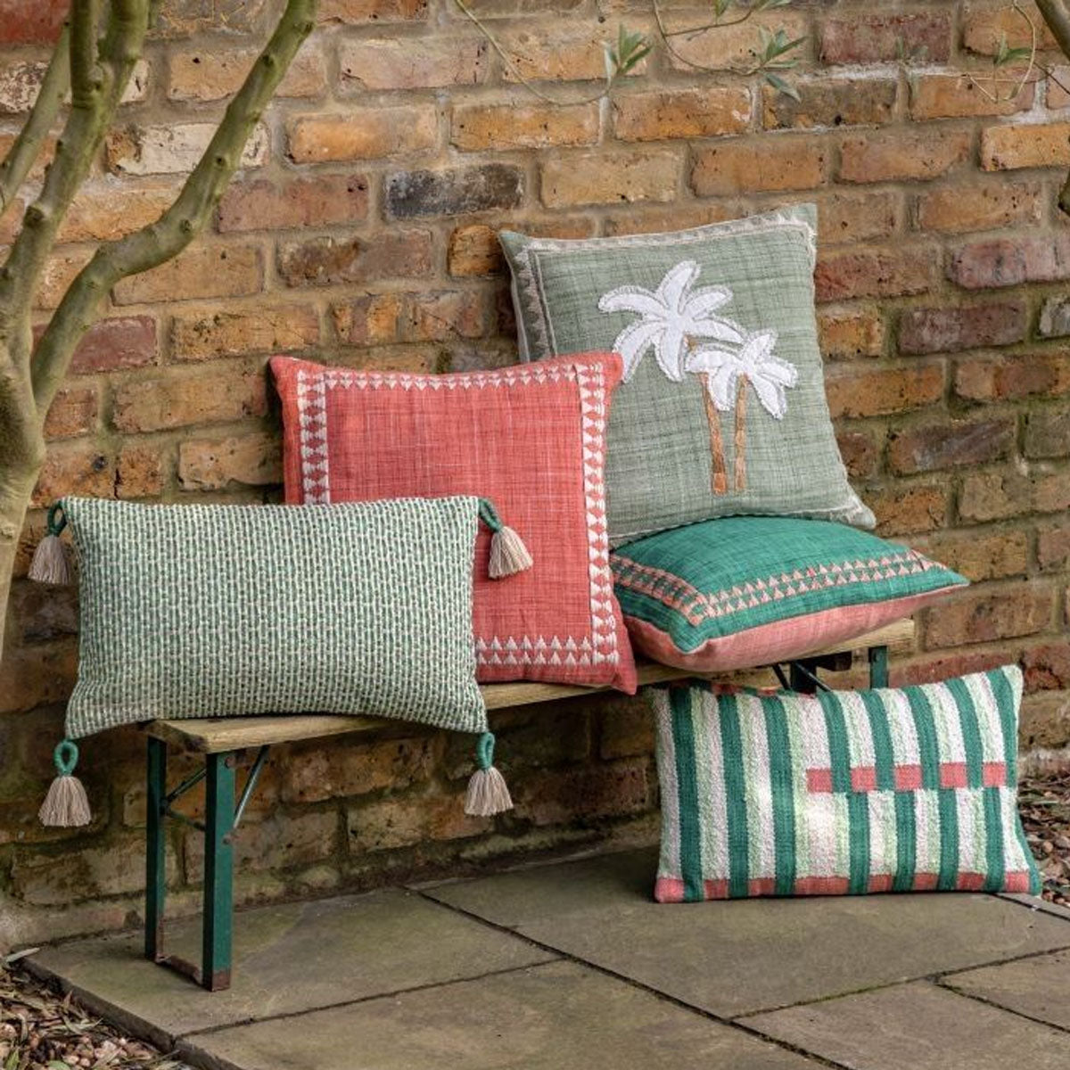 Gallery Direct Kai Embroider Border Cushion