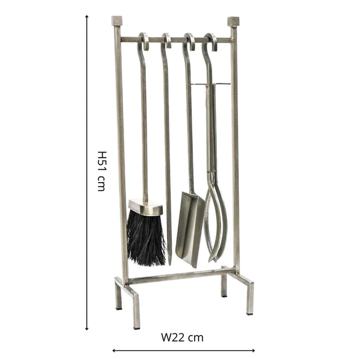 Ivyline Iron Fireside Companion Set