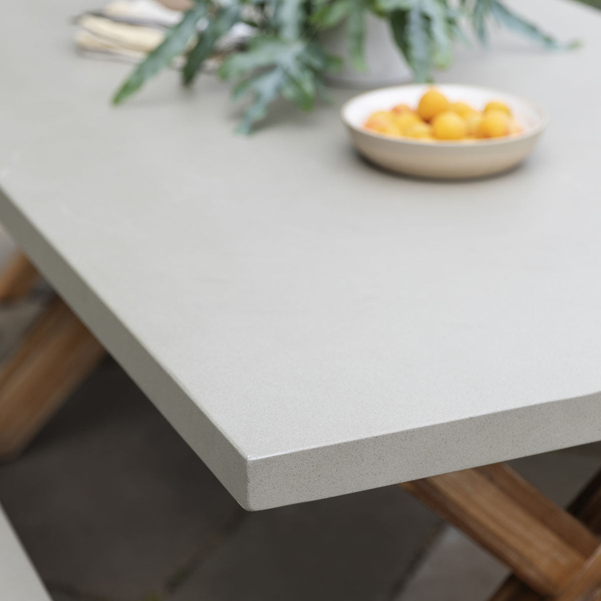 Garden Trading Burford Table & Bench Set Small Natural