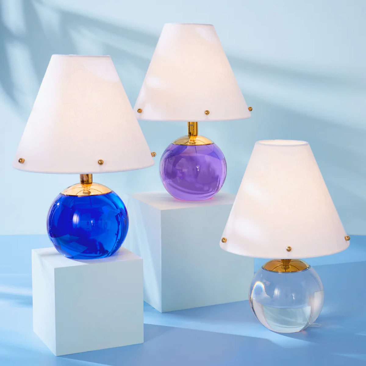 Jonathan Adler Belvedere Lamp - Blue