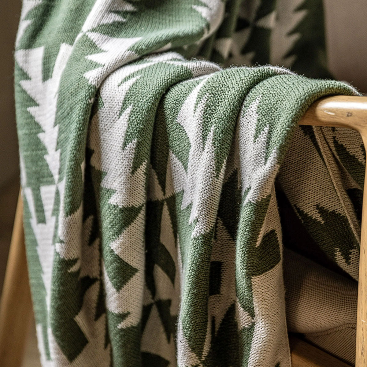 Gallery Direct Natures Forest Knitted Tree Throw