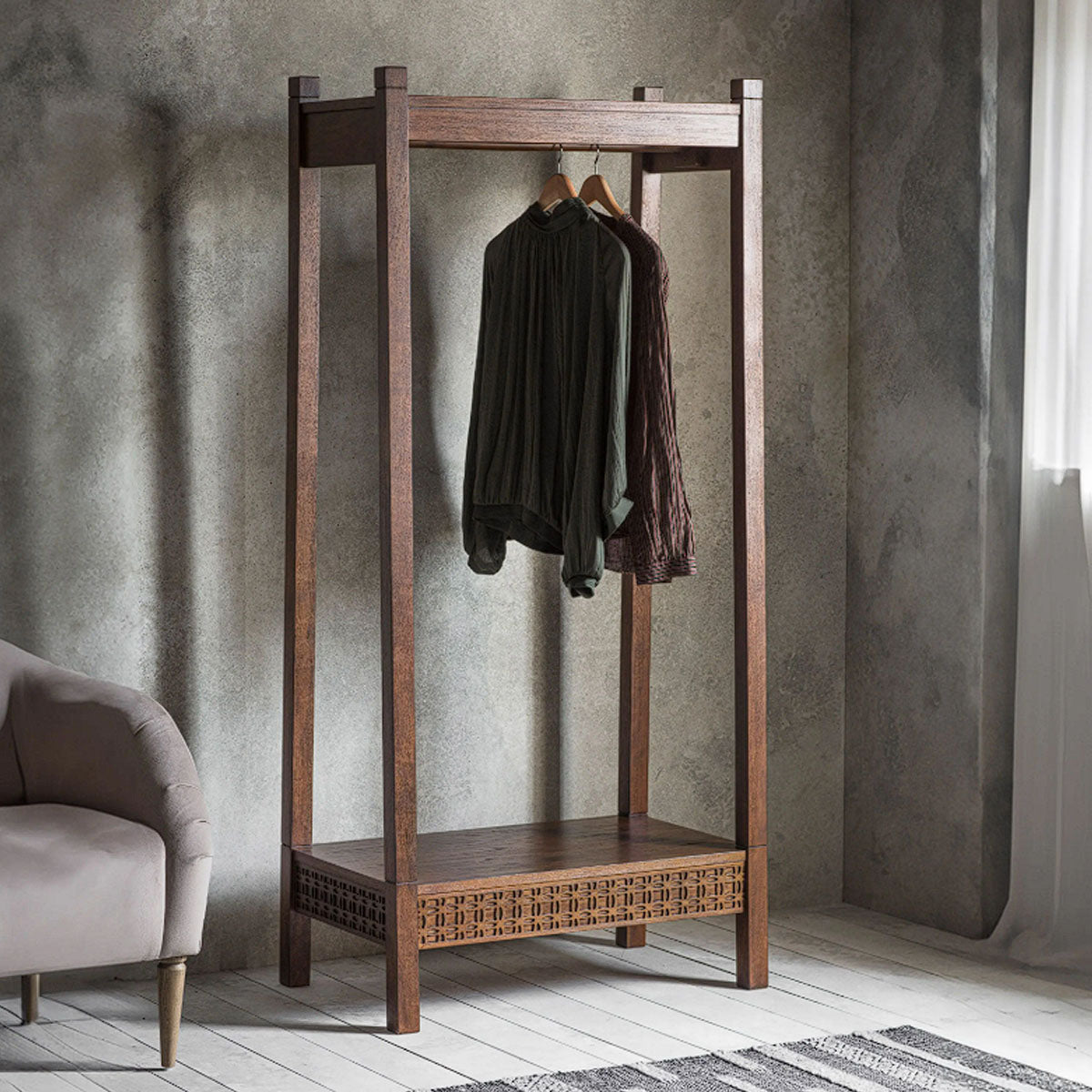Gallery Direct Boho Retreat Open Wardrobe