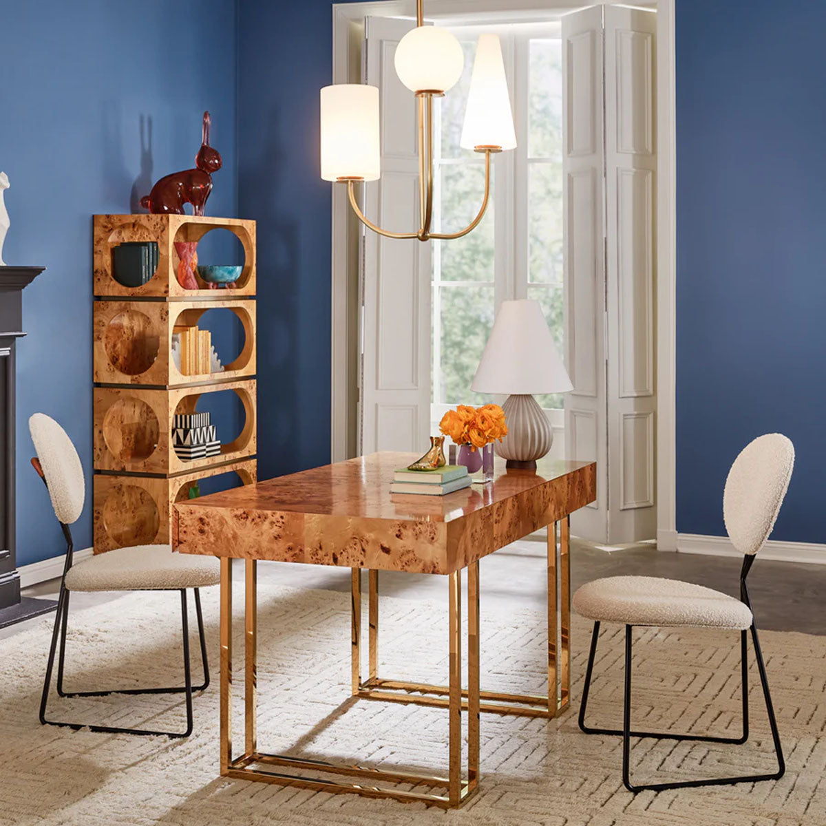 Jonathan Adler Bond Etagere - Burled Mappa