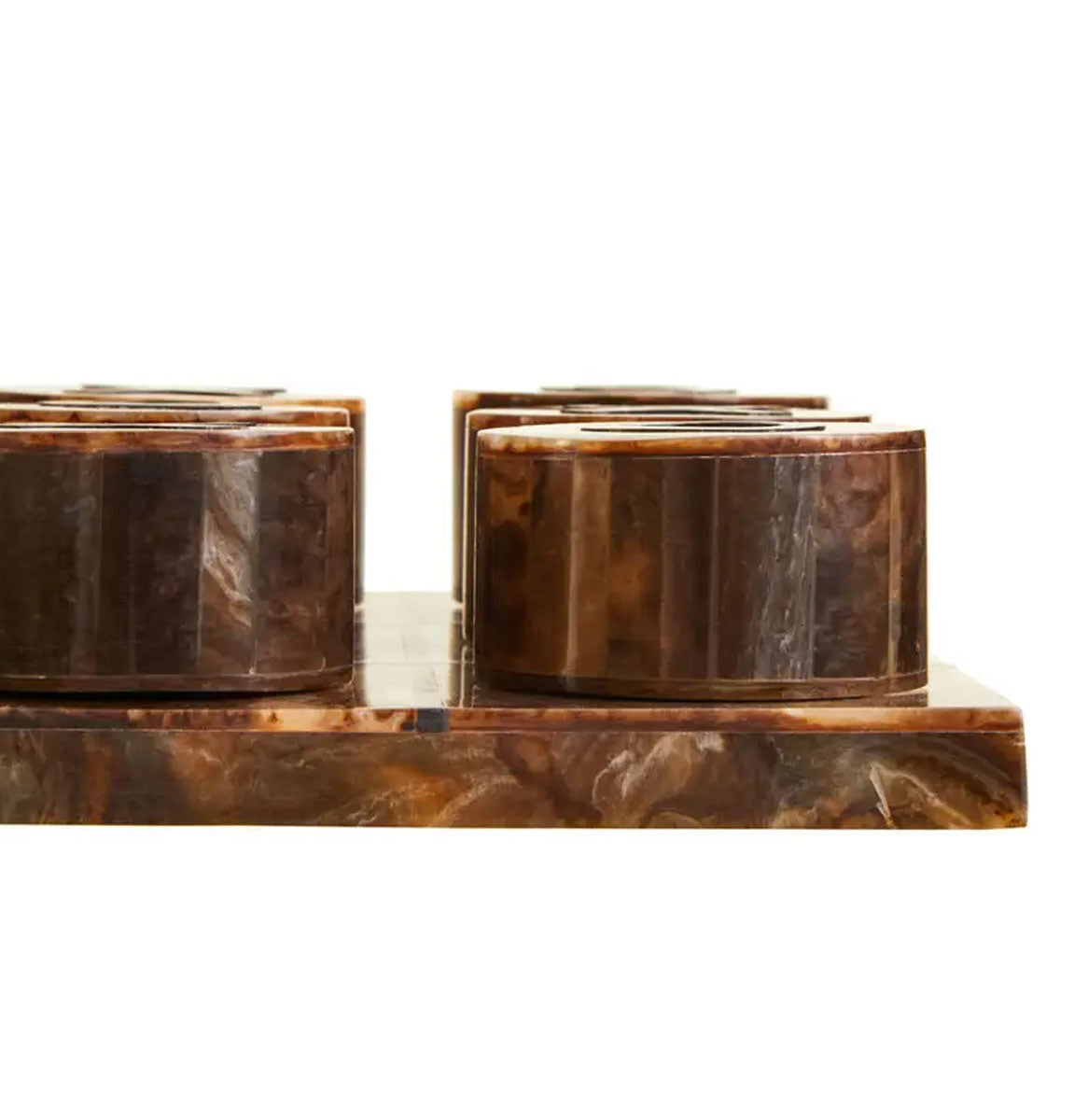 Beaumonde Home Churchill Games Brown and Black Finish Noughts And Crosses
