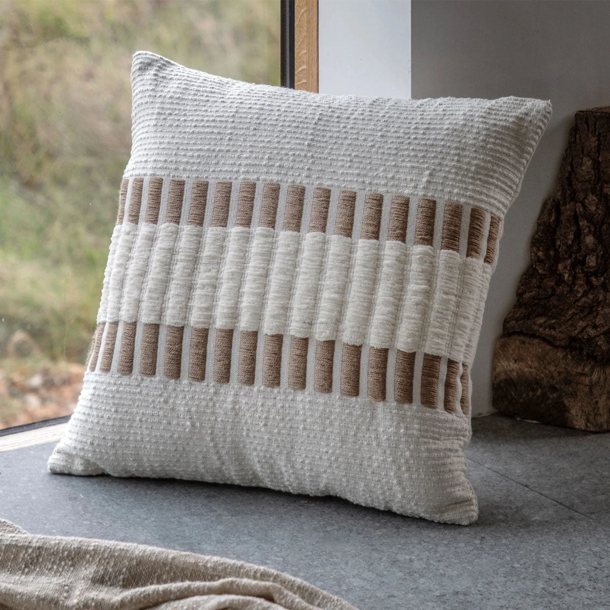 Gallery Direct Longshaw Woven Cushion Natural