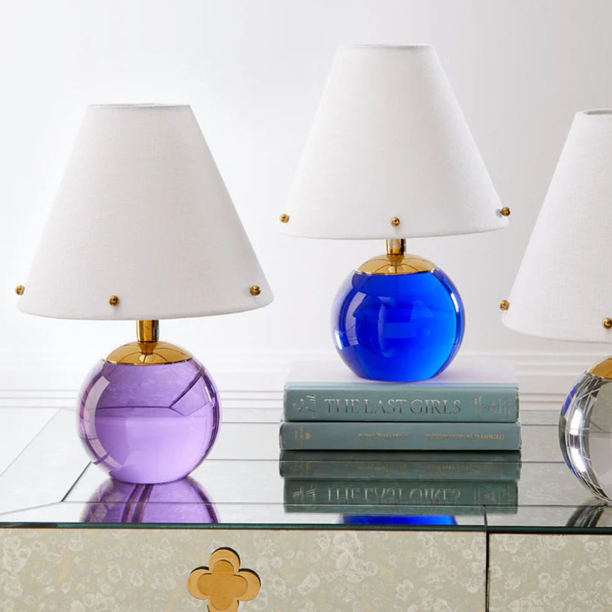 Jonathan Adler Belvedere Lamp - Blue