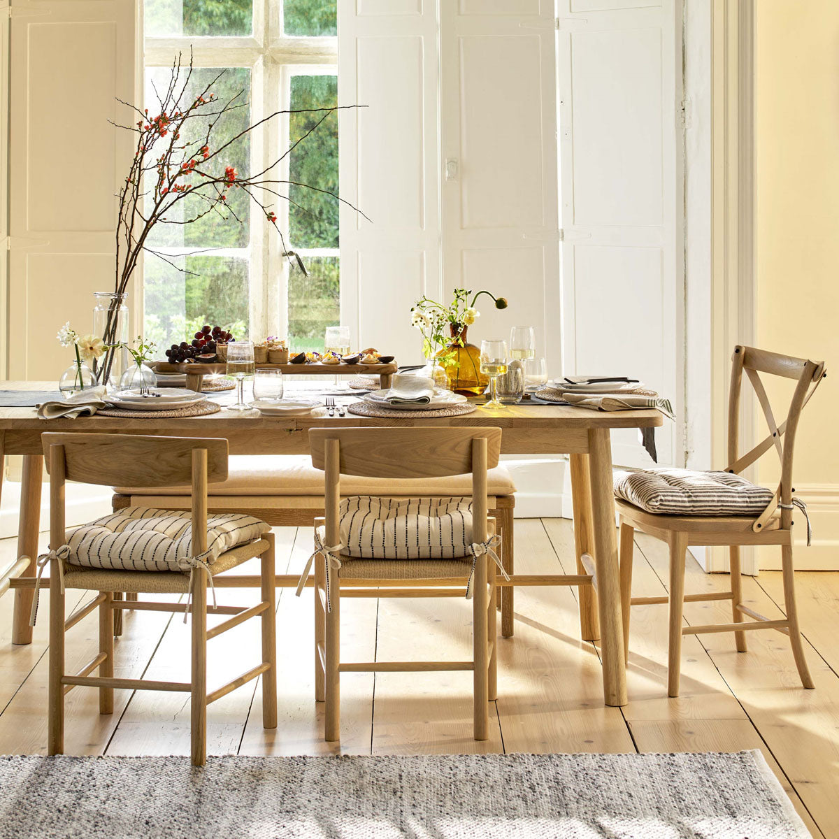 Garden Trading Longworth Extension Dining Table Natural