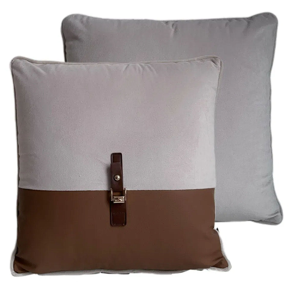 Malini Paul Moneypenny Buckleup Choc Cushion