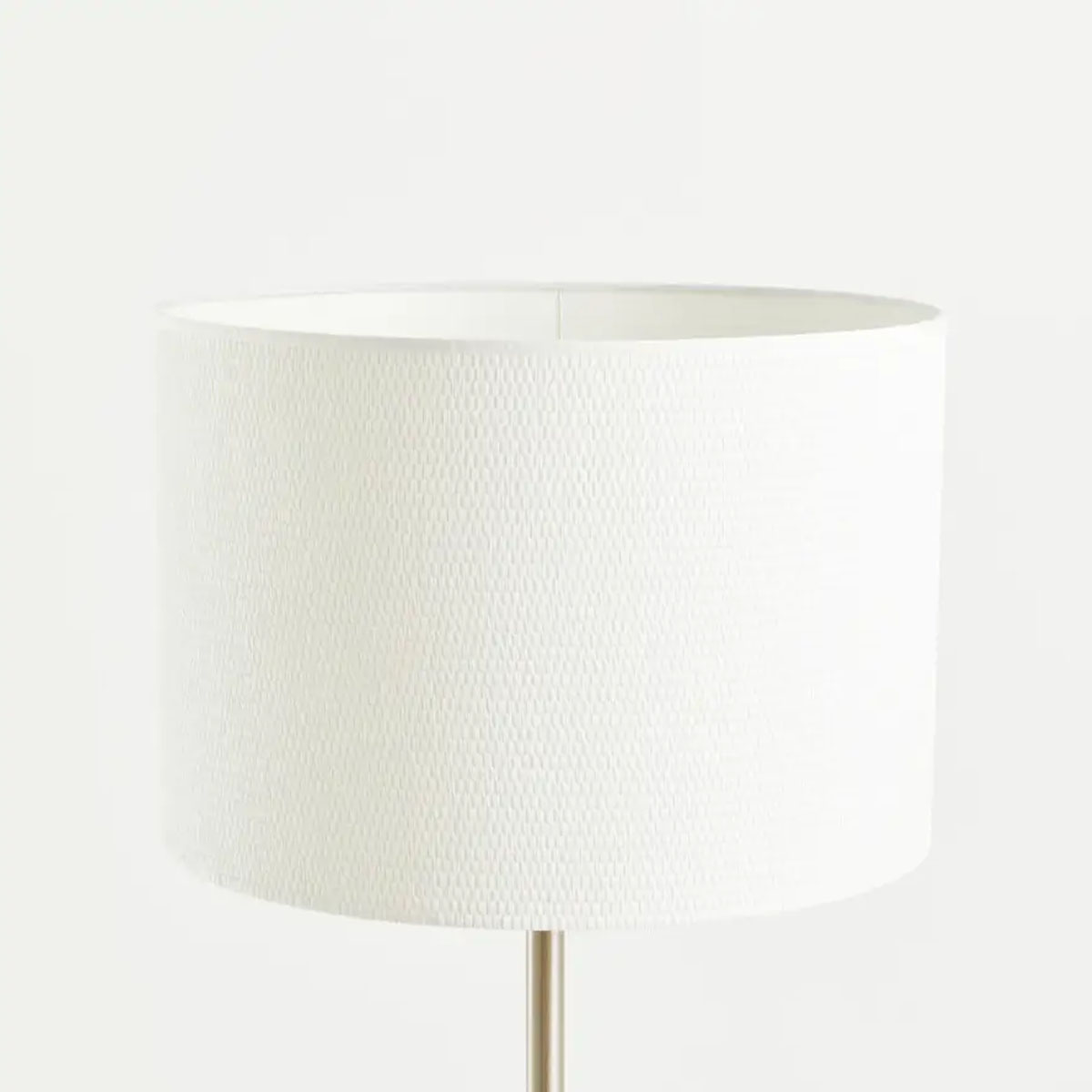 Beaumonde Home Forma Cream Waffle Effect Shade Floor Lamp
