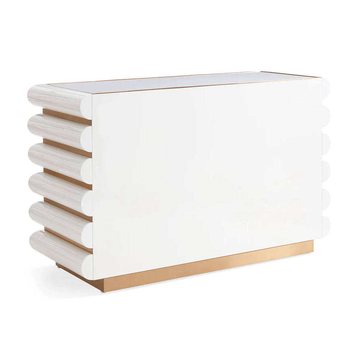 Jonathan Adler Kiki 6 Drawer Console - Ivory