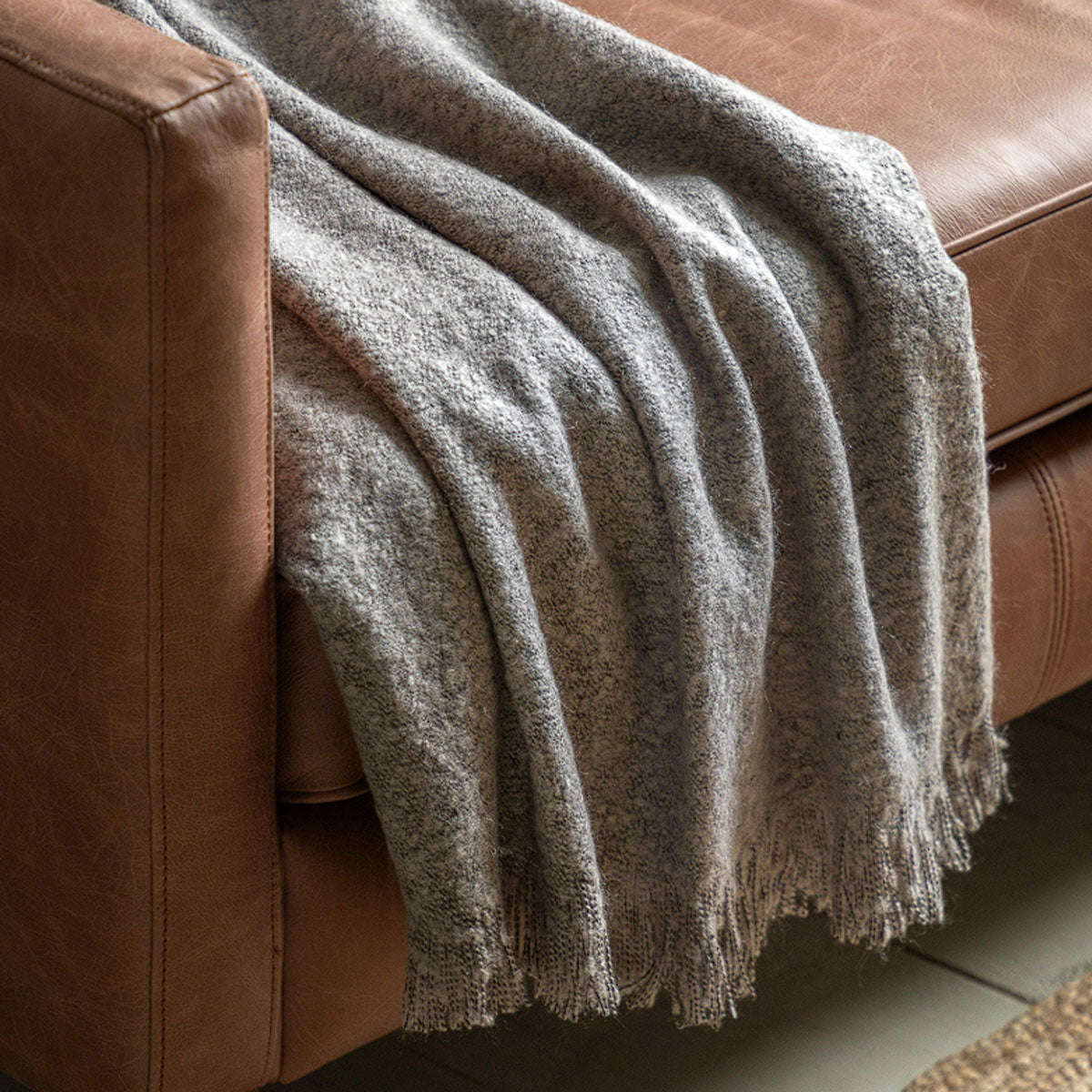 Gallery Direct Melange Acrylic Throw