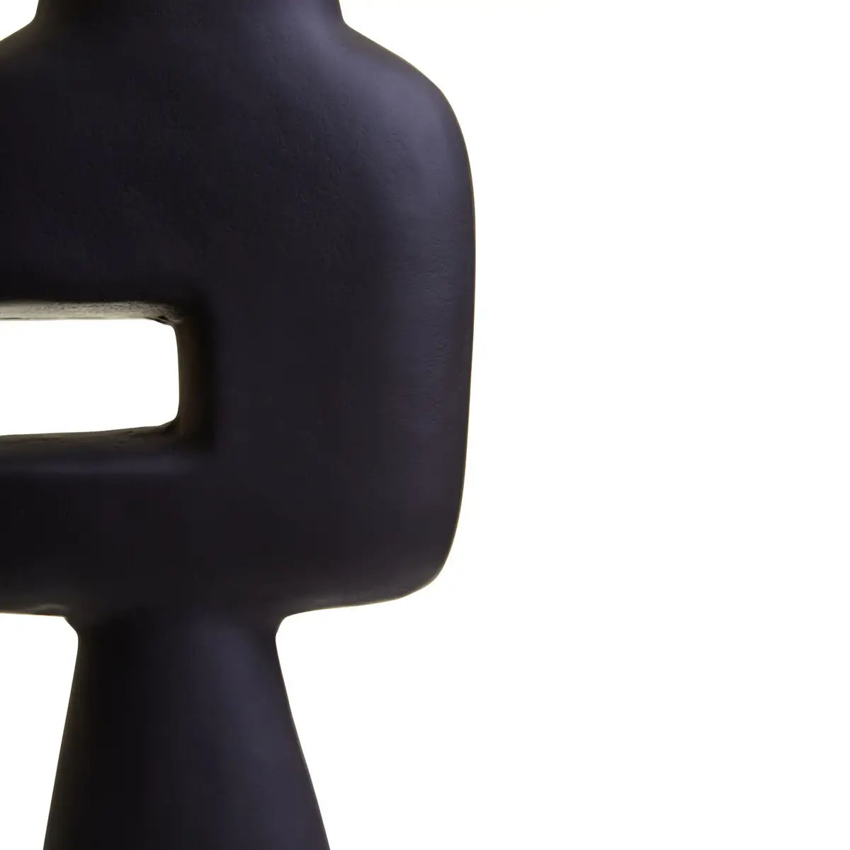 Beaumonde Home Hapax Abstract Large Black Vase