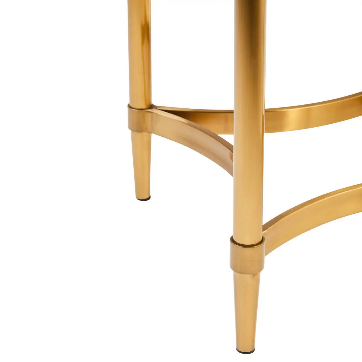 Beaumonde Home Jana Side Table With Curved Frame