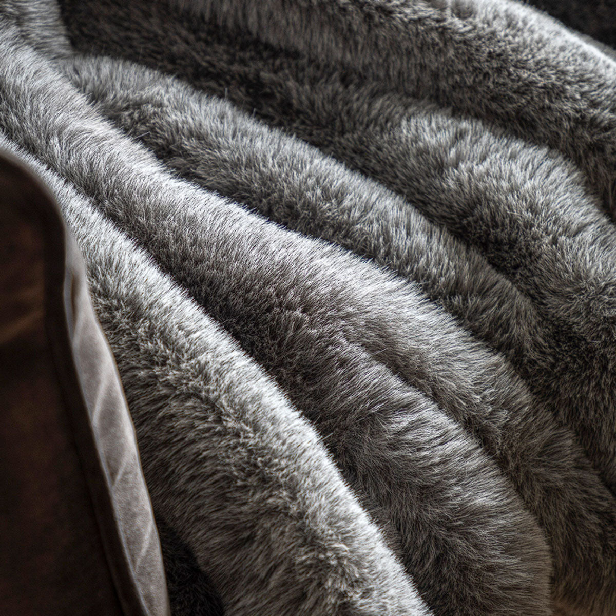 Gallery Direct Roscose Faux Fur Throw