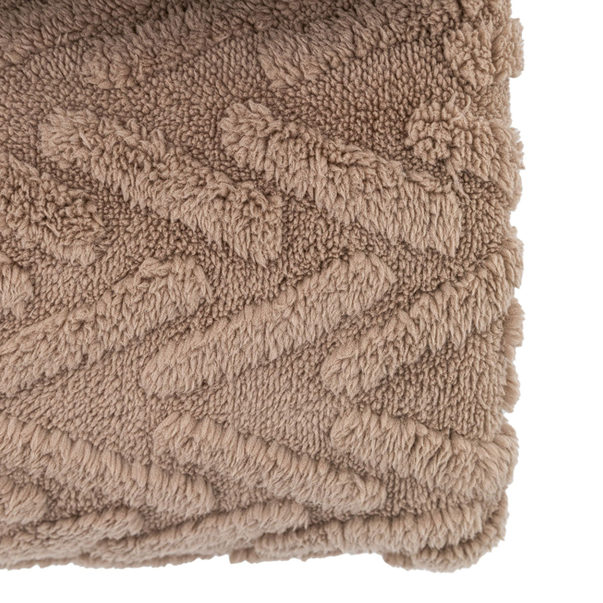Gallery Direct Herringbone Sherpa Throw