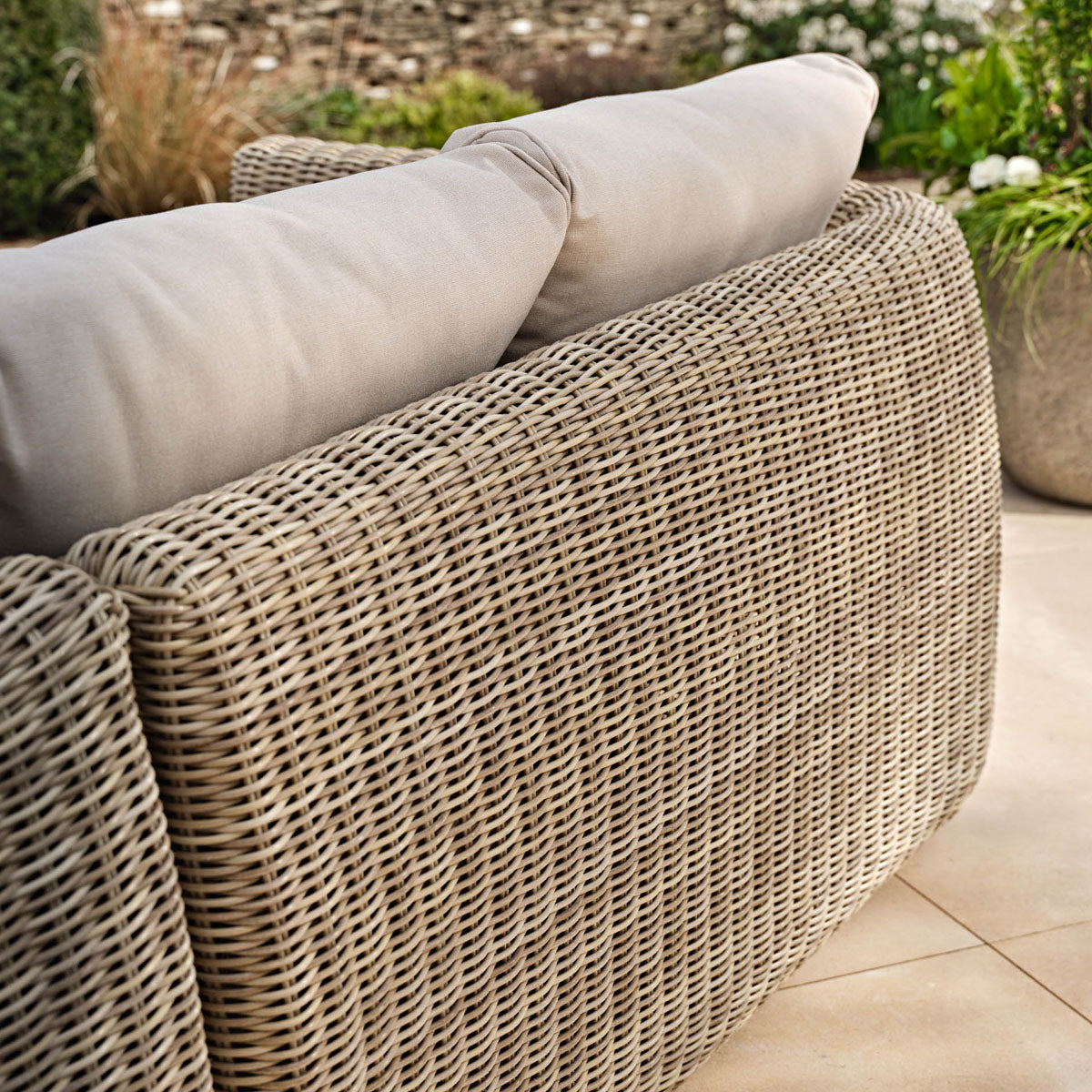 Garden Trading Skala Corner Sofa Set Light Rattan