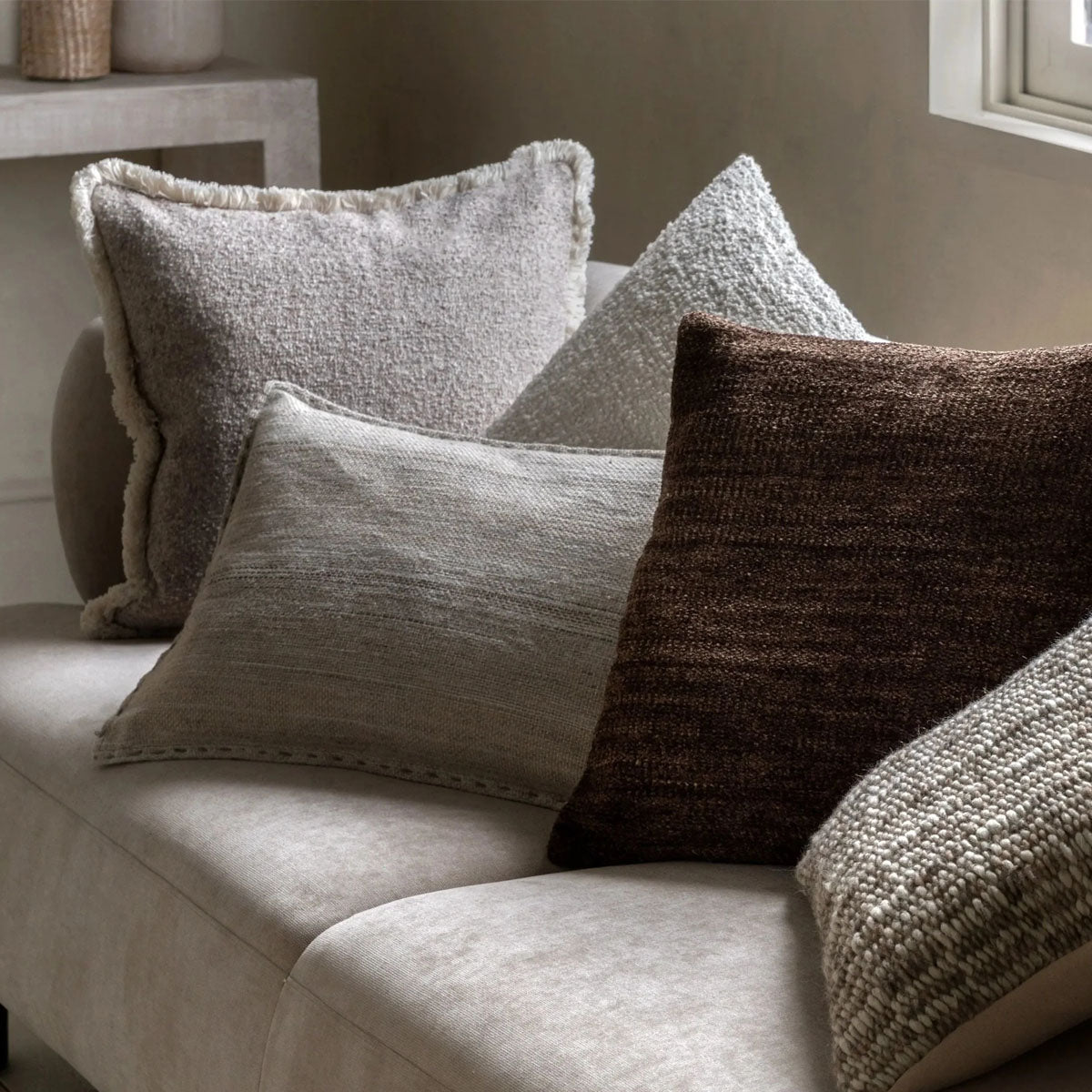 Gallery Direct Ashdown Cushion Ivory