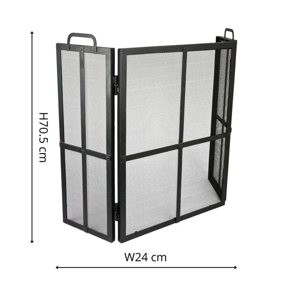 Ivyline Iron Fire Screen Surround