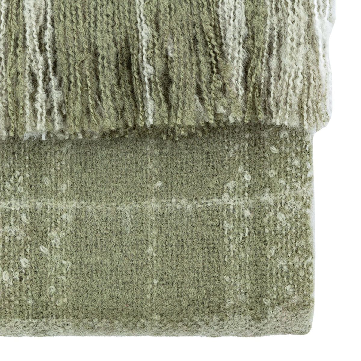 Gallery Direct Check Faux Mohair Throw