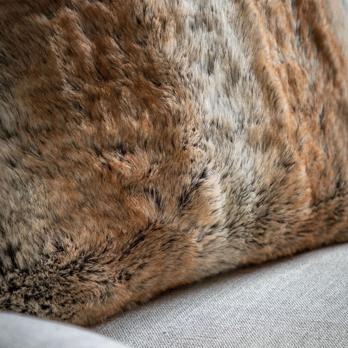 Gallery Direct Husky Faux Fur Cushion Premium