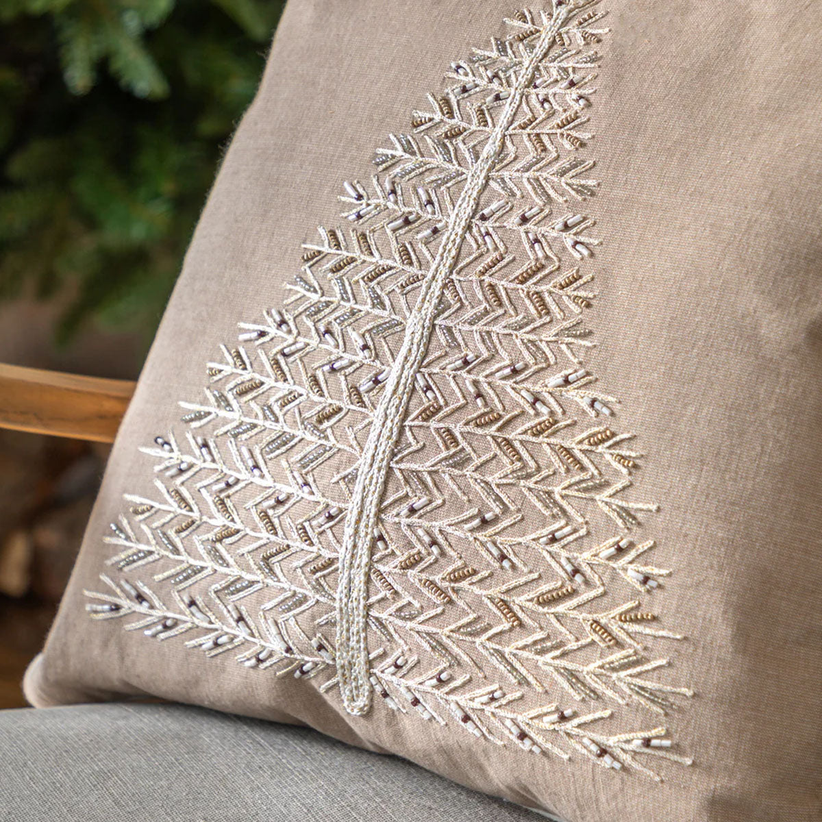 Gallery Direct Pearly White Single Tree Cushion