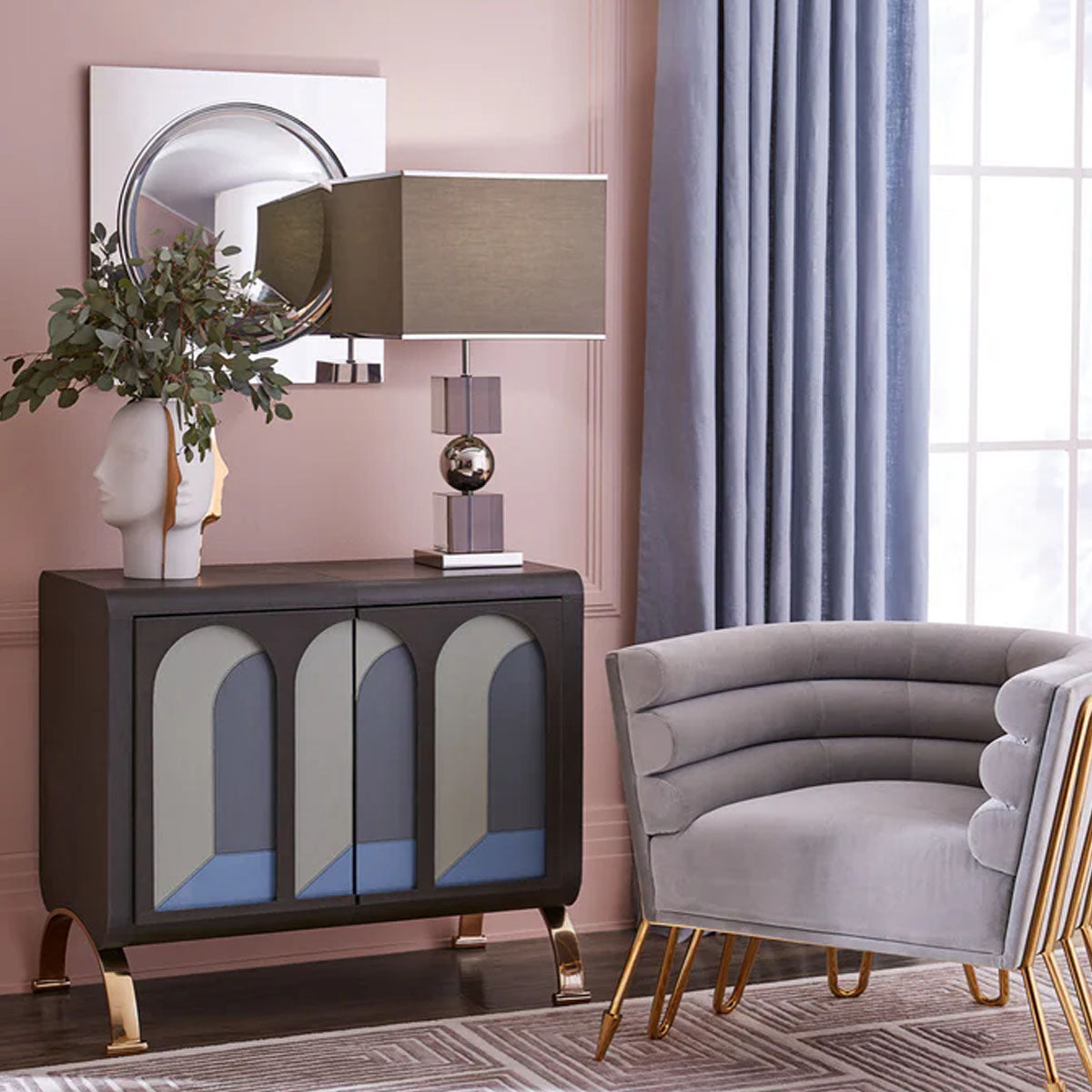 Jonathan Adler Globo Convex Mirror