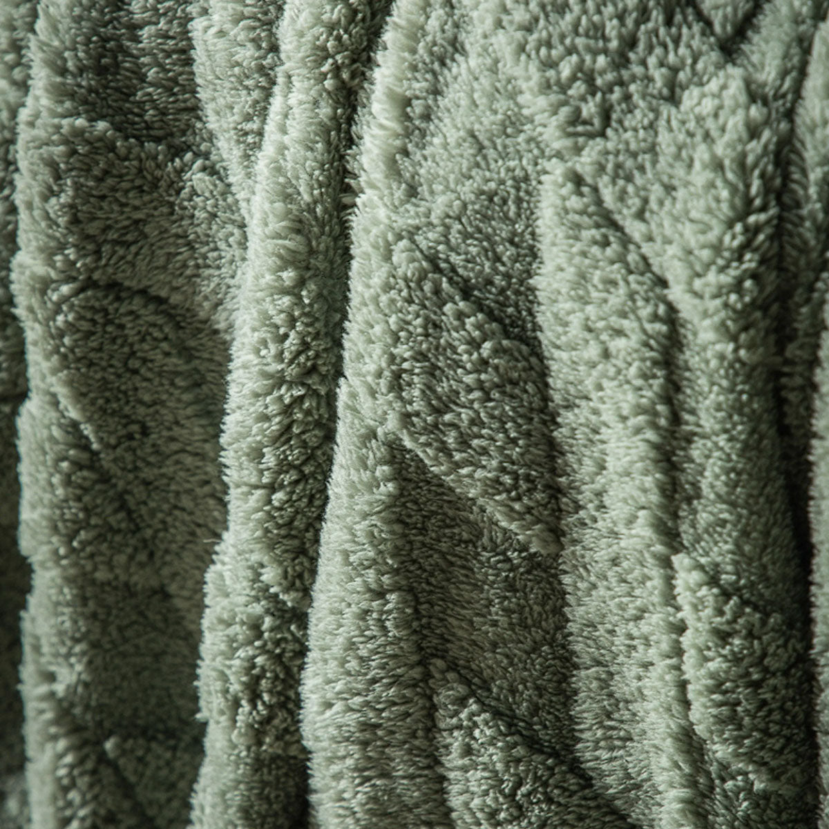 Gallery Direct Textures Cross Knit Aspen Green 130x170cm