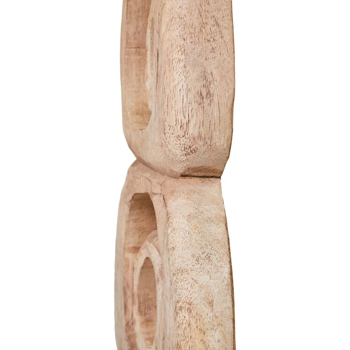 Beaumonde Home Fidel Natural Mango Wood Ring Sculpture