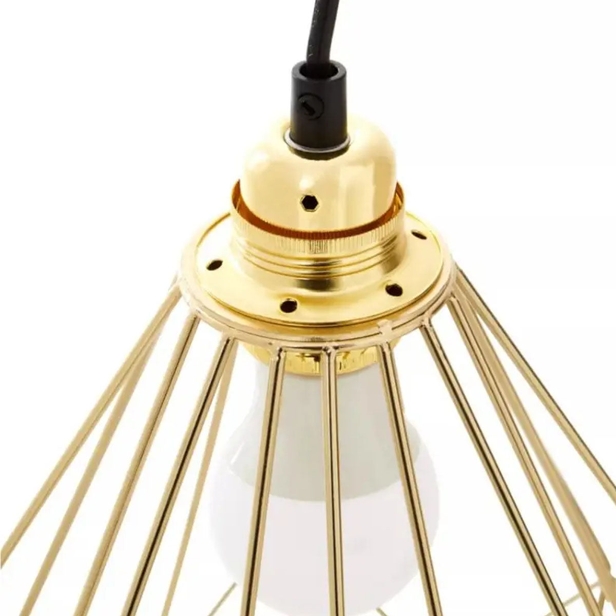 Beaumonde Home Wyra Champagne Gold Frame Pendant light