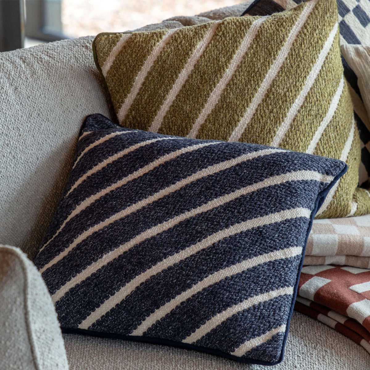 Gallery Direct Hemsby Stripe Woven Cushion