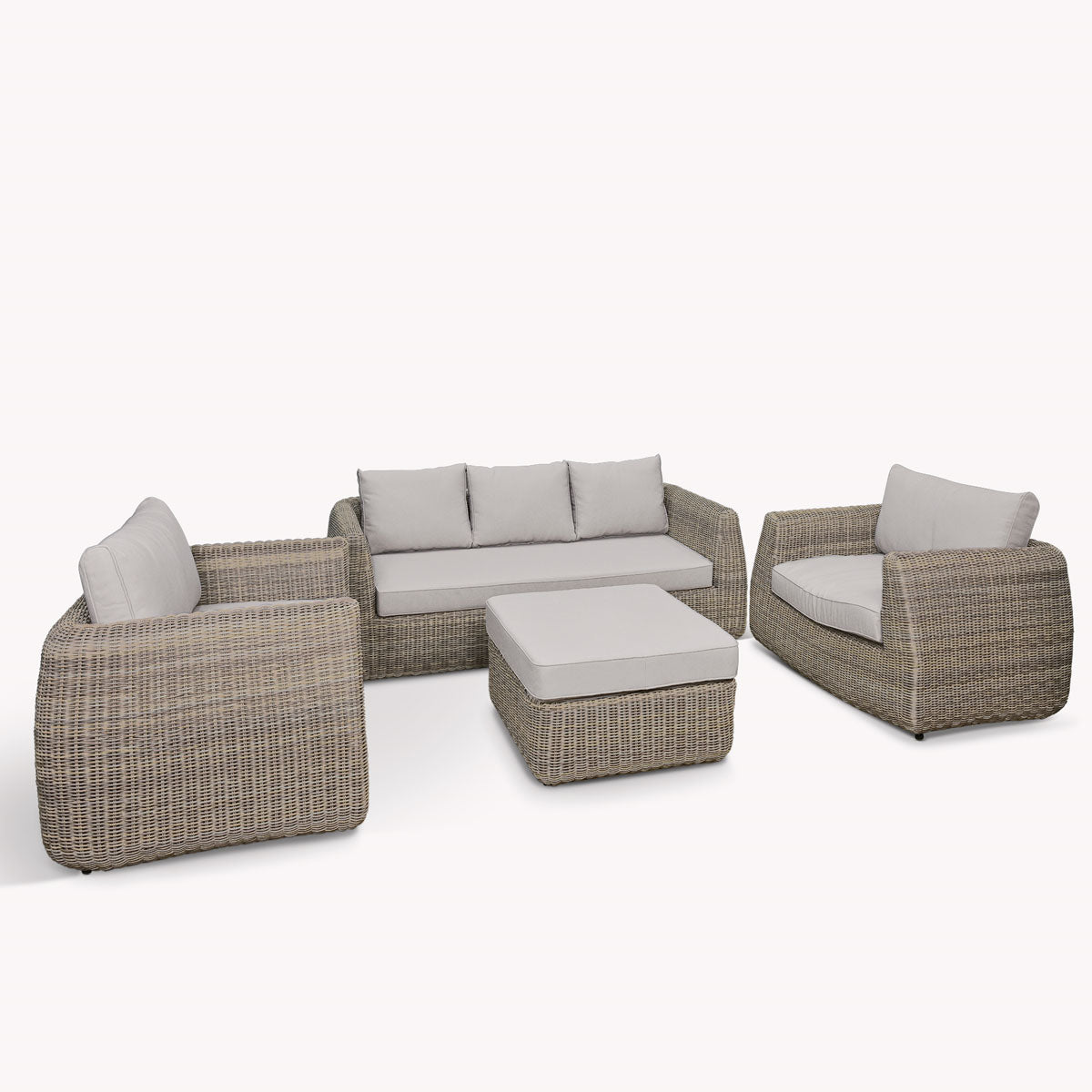 Garden Trading Skala 3 Seater Sofa Set Light Rattan