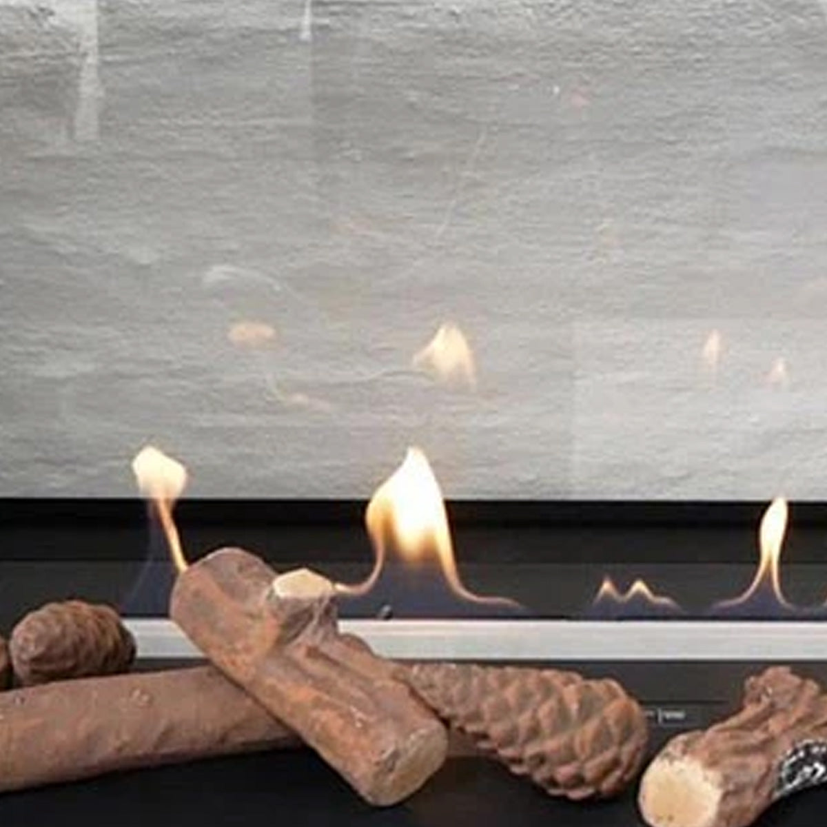 ScandiFlames Ceramics Wood 9 pcs.