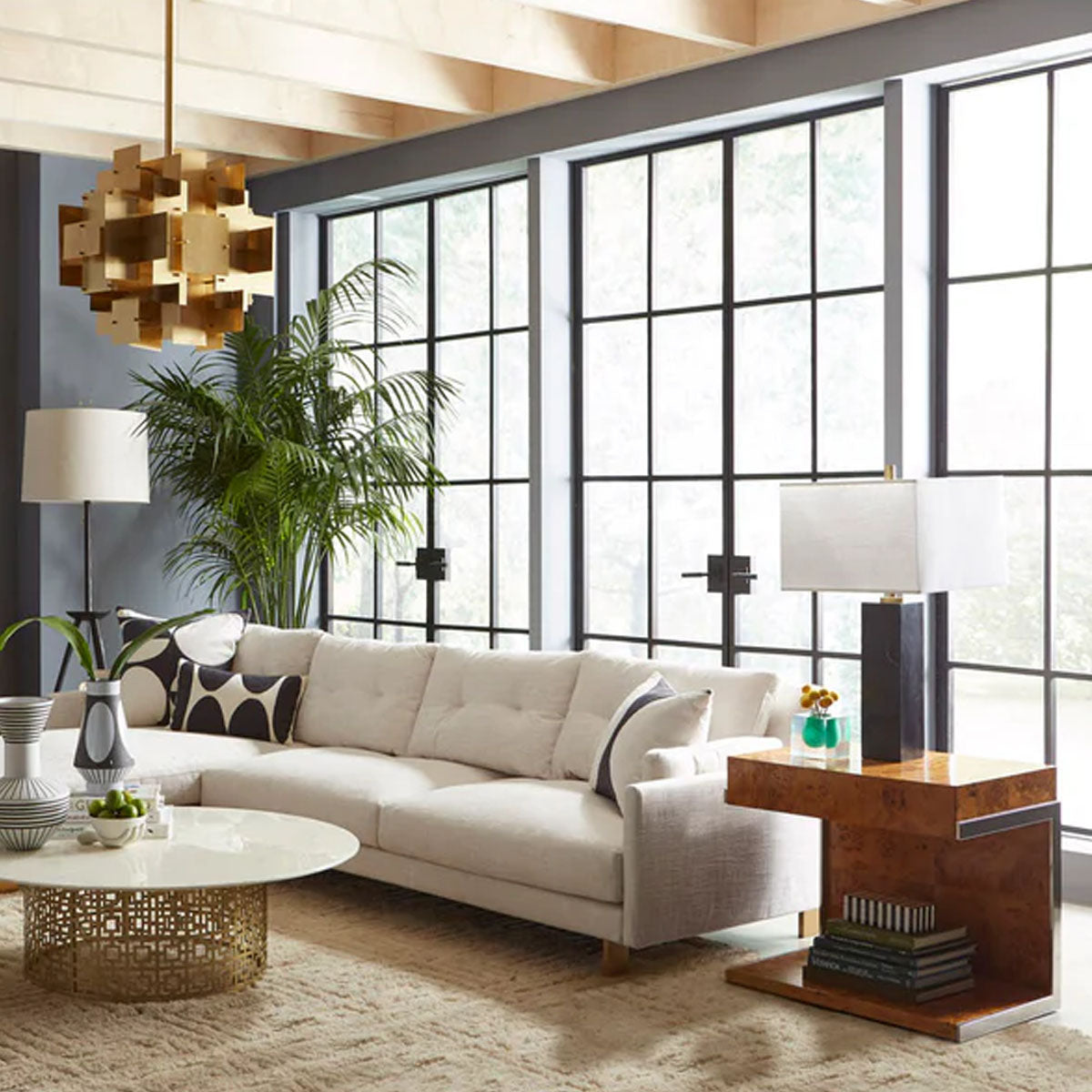 Jonathan Adler Bond Cantilevered Side Table