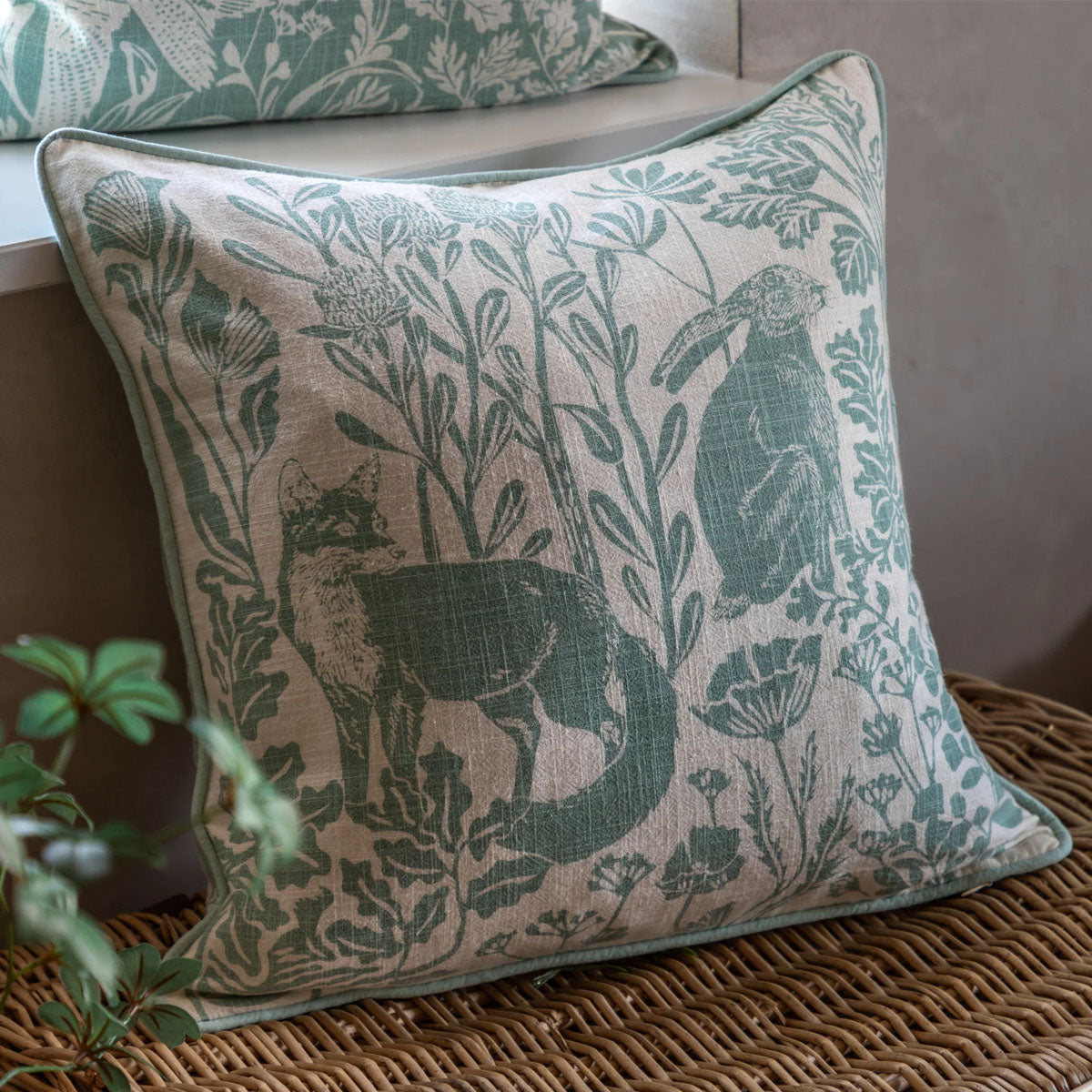 Gallery Direct Bibury Animals Cushion Duck Egg