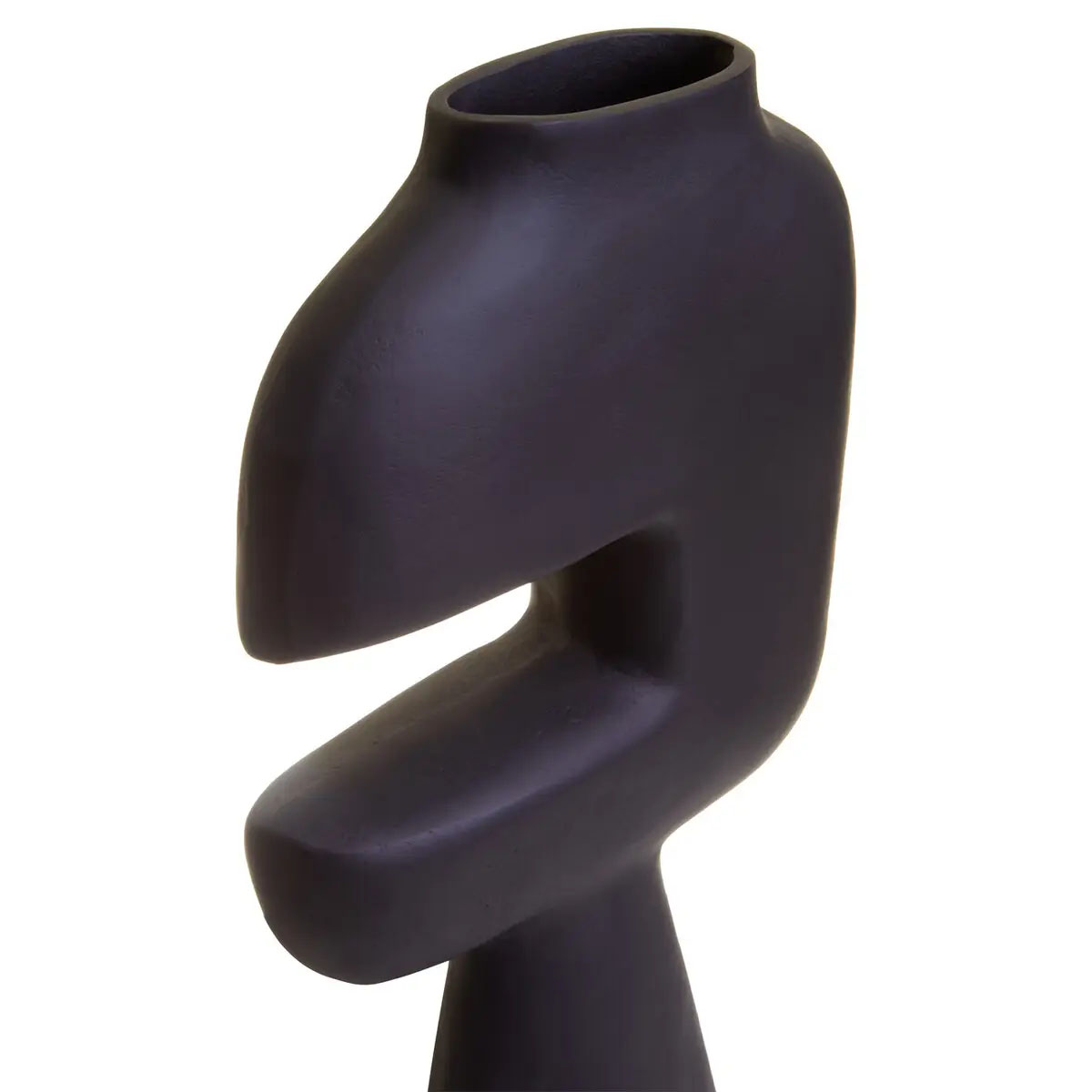 Beaumonde Home Hapax Abstract Large Black Vase