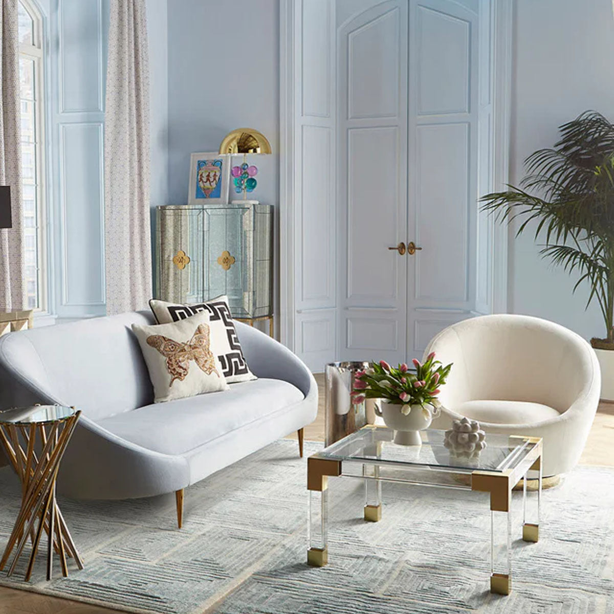 Jonathan Adler Electrum Accent Table
