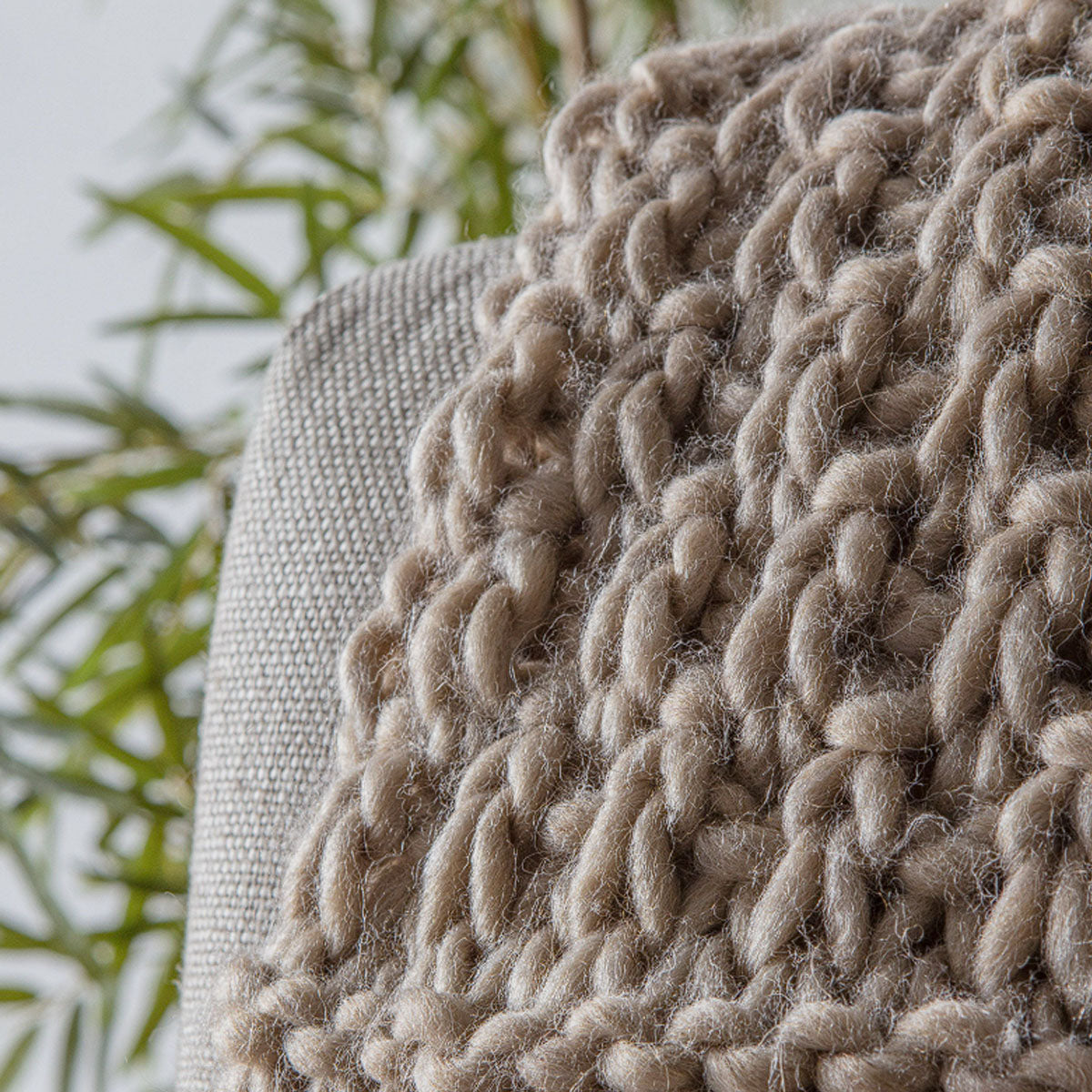 Gallery Direct Moss Chunky Knitted Throw