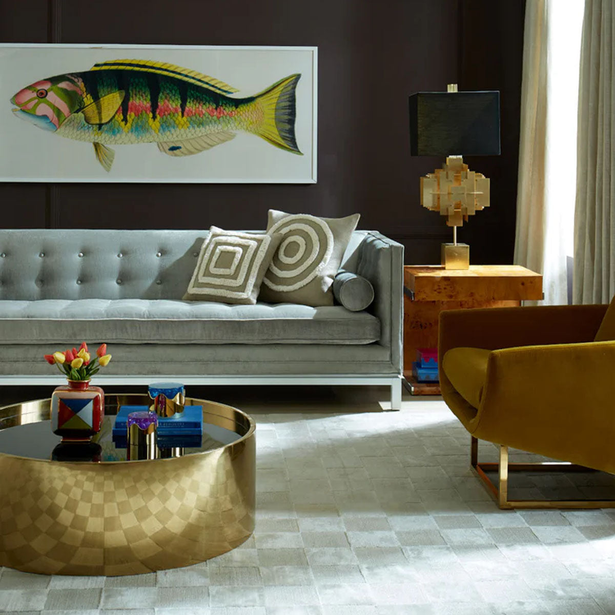 Jonathan Adler Alphaville Cocktail Table