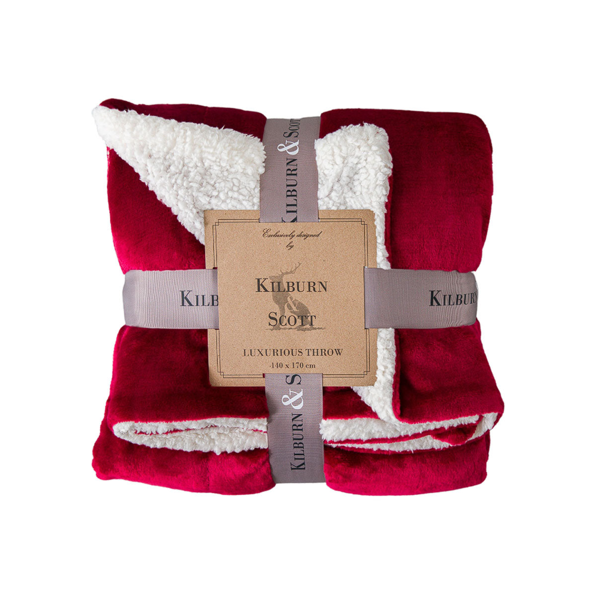 Gallery Direct Sterling Sherpa Throw